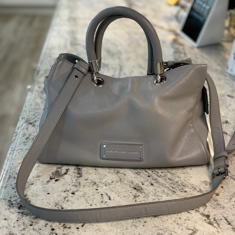 Marc by Marc Jacobs leather hand/shoulder bag Gray